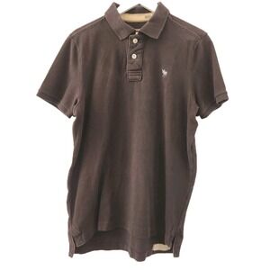 ⚓ RARE VINTAGE Ruehl No. 925 Pique Cotton Polo - XL -Brown w/ Bulldog Y2K Preppy